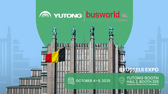  Yutong to Debut New Products and Technologies at Busworld Europe 2025